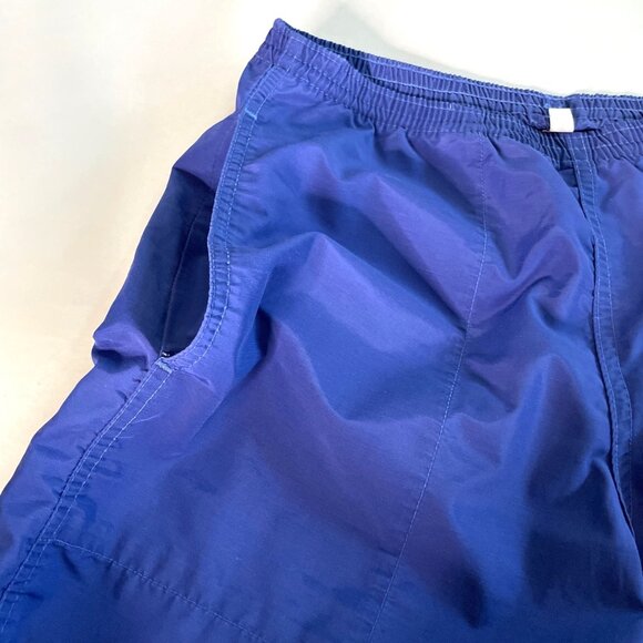 Vtg Patagonia Lightweight Nylon Hiking Pants Medium Blue Elastic Waist Menswear - Picture 4 of 7